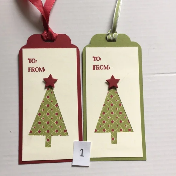 PICK 12 Fancy Christmas Tags FREE SHIPPING - Picture 2 of 15